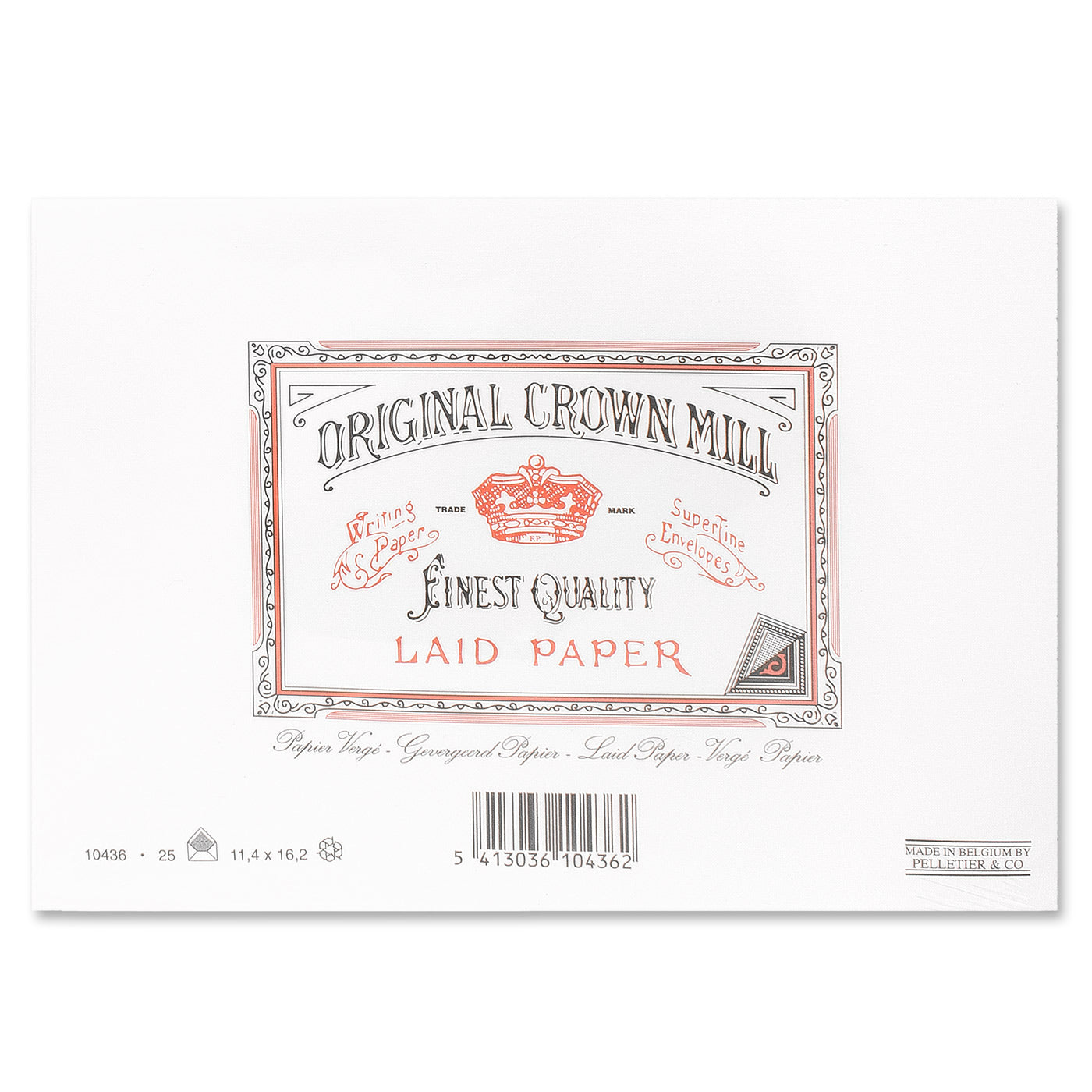 Original Crown Mill #125 A5 Classic Laid Envelopes 25 pack