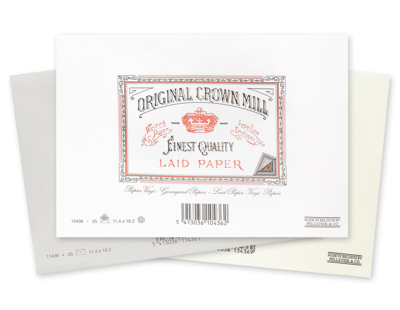 Original Crown Mill #125 A5 Classic Laid Envelopes 25 pack