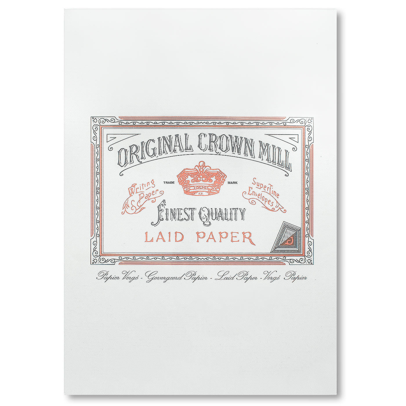 Original Crown Mill A5 Classic Laid Paper