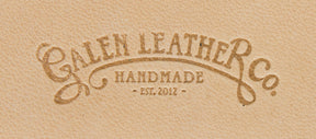 Galen Leather Co. Zippered A5 Notebook Folio- Undyed Leather