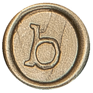 Global Solutions Metal Wax Seal Scroll Handle "Typewriter" Letters