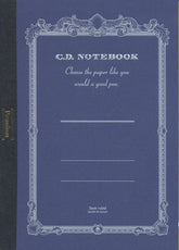 APICA Premium CD B5 Notebook- Navy 7mm Ruled