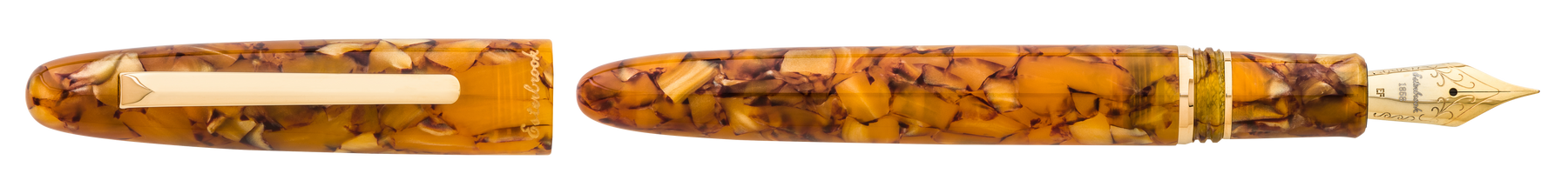 Esterbrook Estie Honeycomb with Gold Trim Fountain