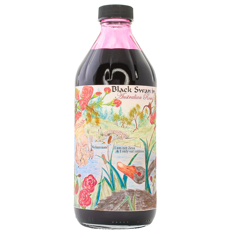 Noodler's Black Swan in Australian Roses