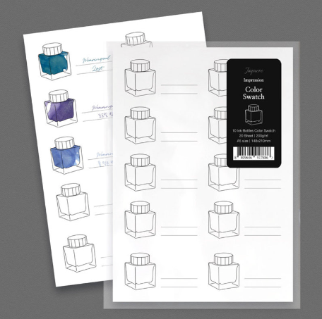 Wearingeul Ink Color Swatch Sheets