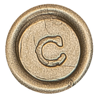 Global Solutions Metal Wax Seal Scroll Handle "Typewriter" Letters