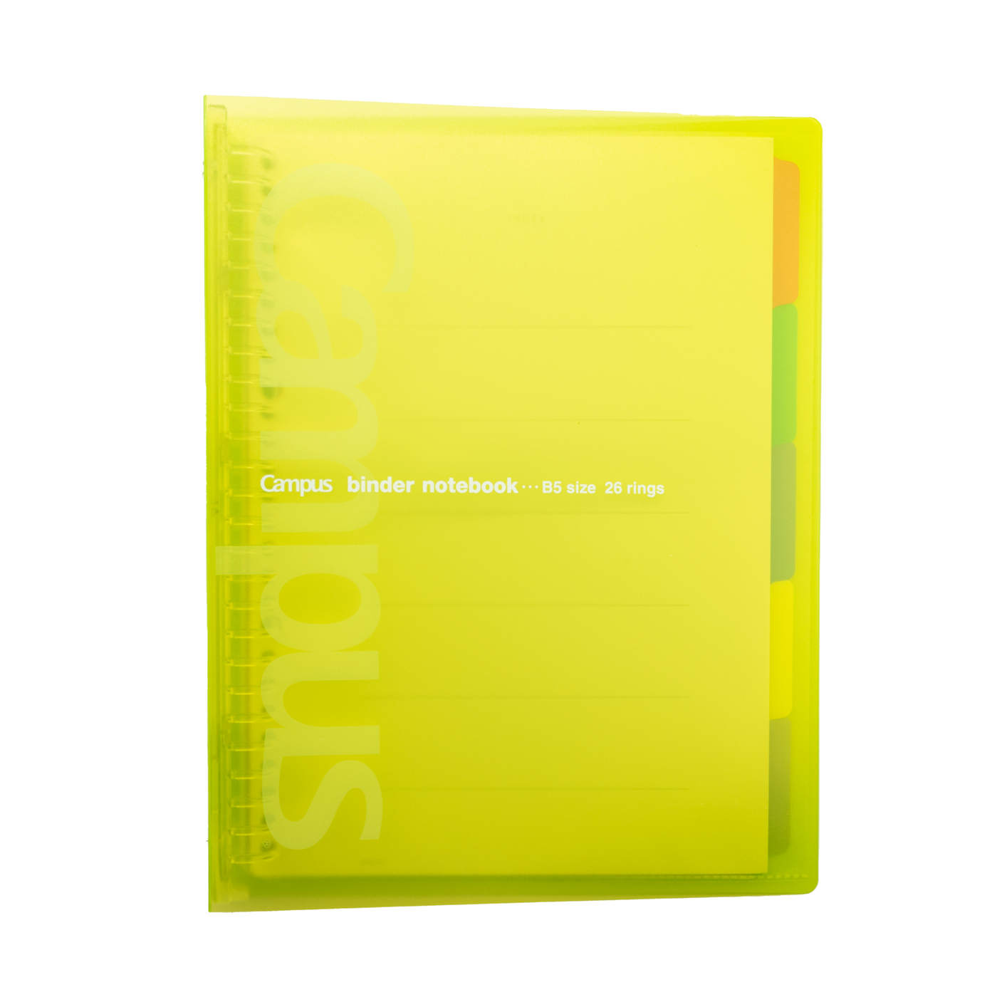 KOKUYO B5リングバインダー B5S-26 Kokuyo Campus B5 Binder 26 Ring - Light Green