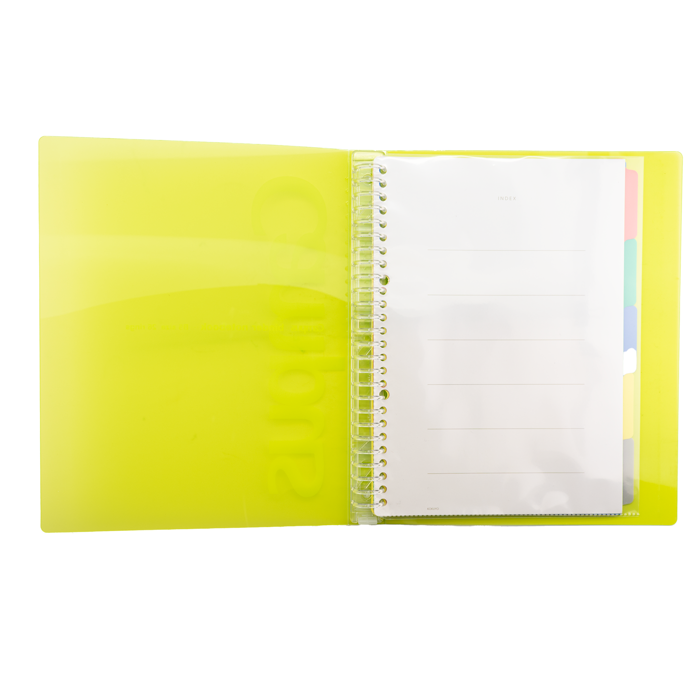 Kokuyo Campus B5 Binder 26 Ring - Light Green