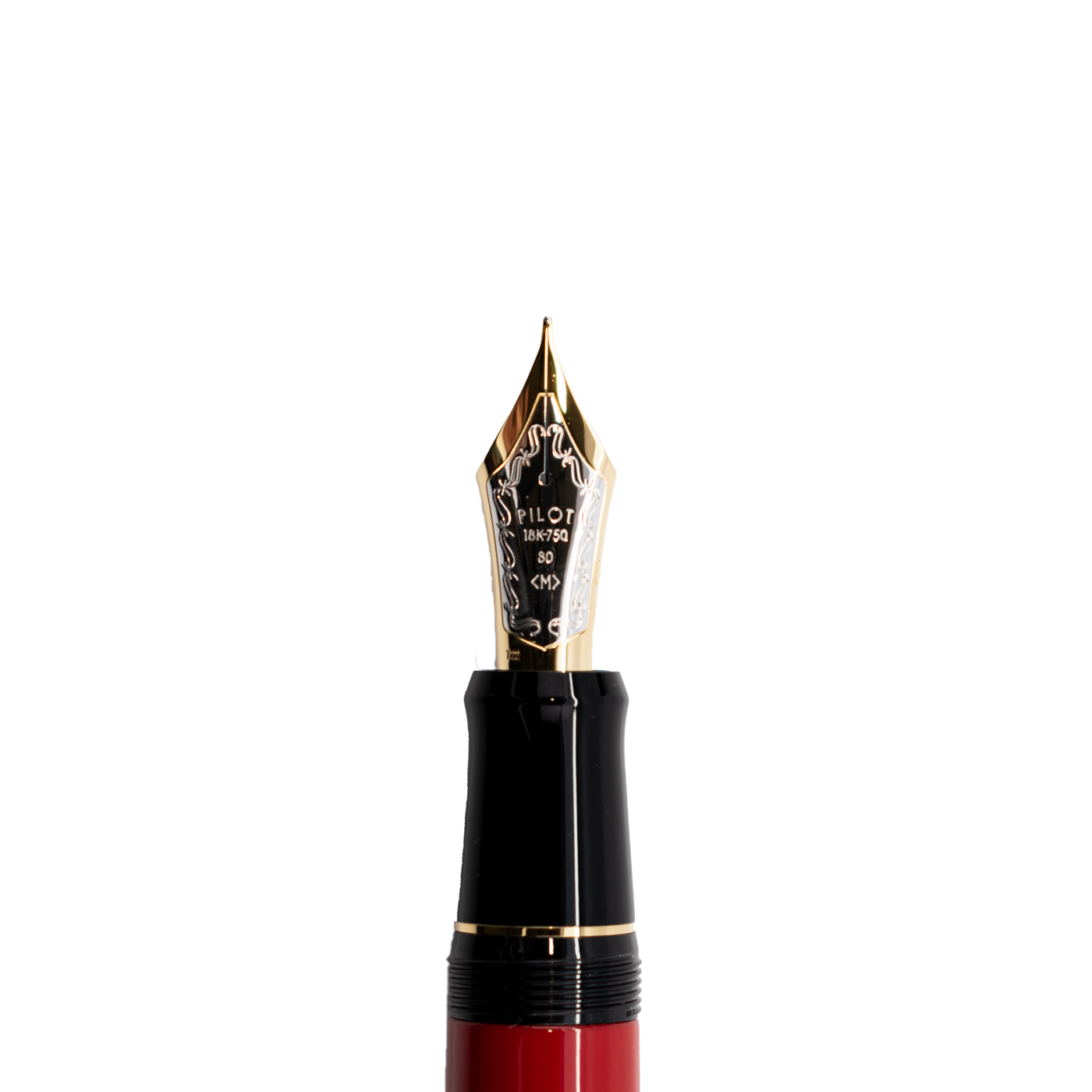 Pilot Custom Urushi Vermilion Red Fountain Pen