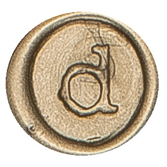 Global Solutions Metal Wax Seal Scroll Handle "Typewriter" Letters