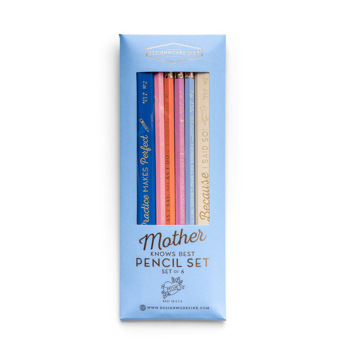 DesignWorks Pencil Set- "Mother Knows Best"