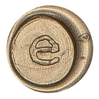 Global Solutions Metal Wax Seal Scroll Handle "Typewriter" Letters