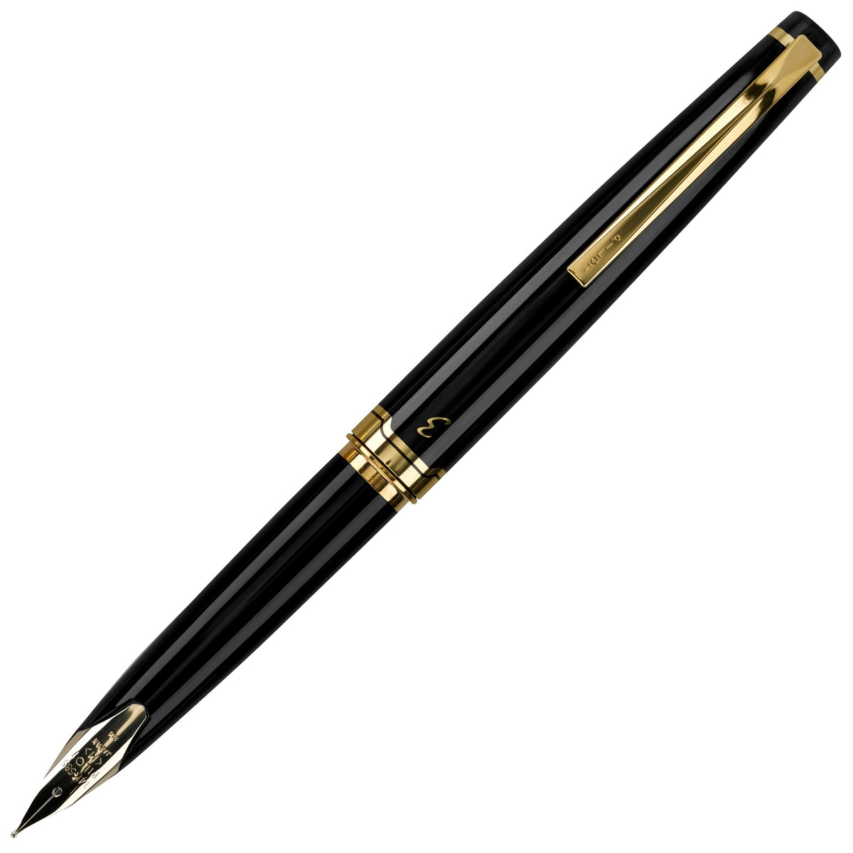 Pilot E95S - Black with Gold Trim Fountain