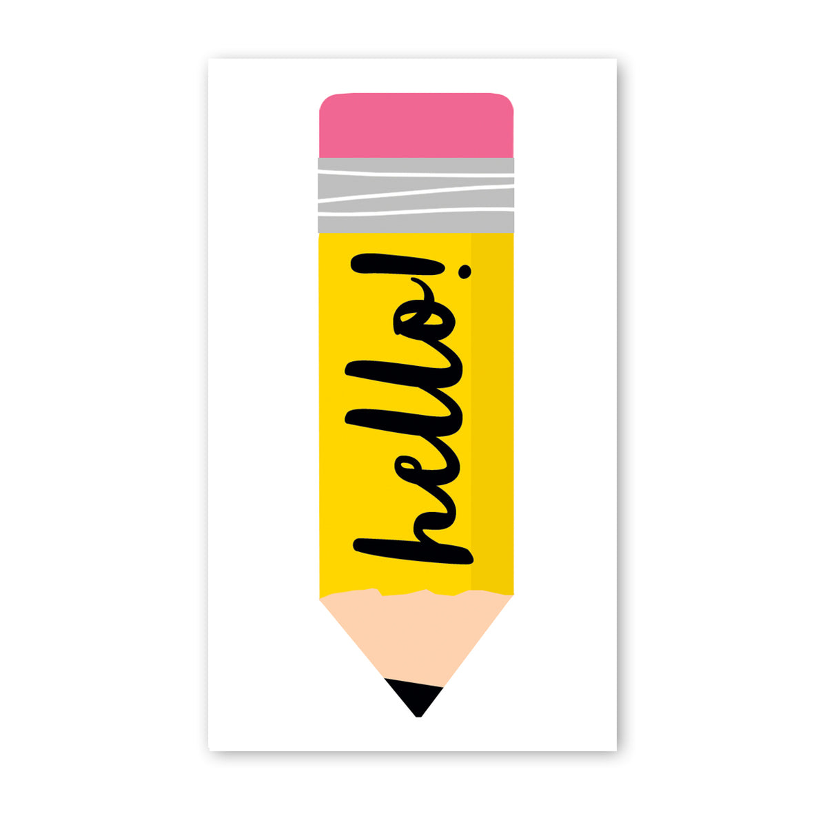 Rock Scissor Paper Mini Card - Big Pencil