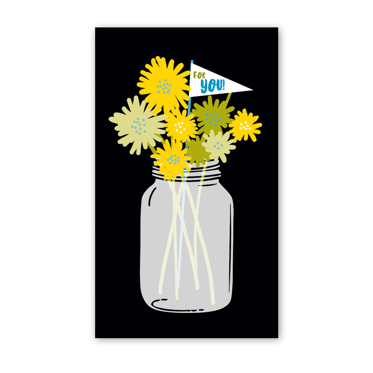 Rock Scissor Paper Mini Card - Mason Jar