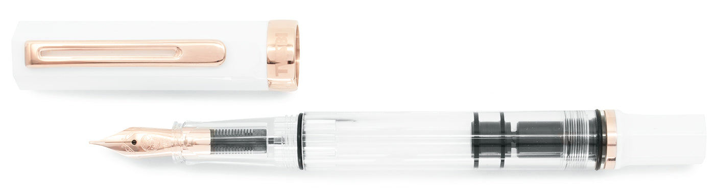 TWSBI ECO White w/ RoseGold Fountain