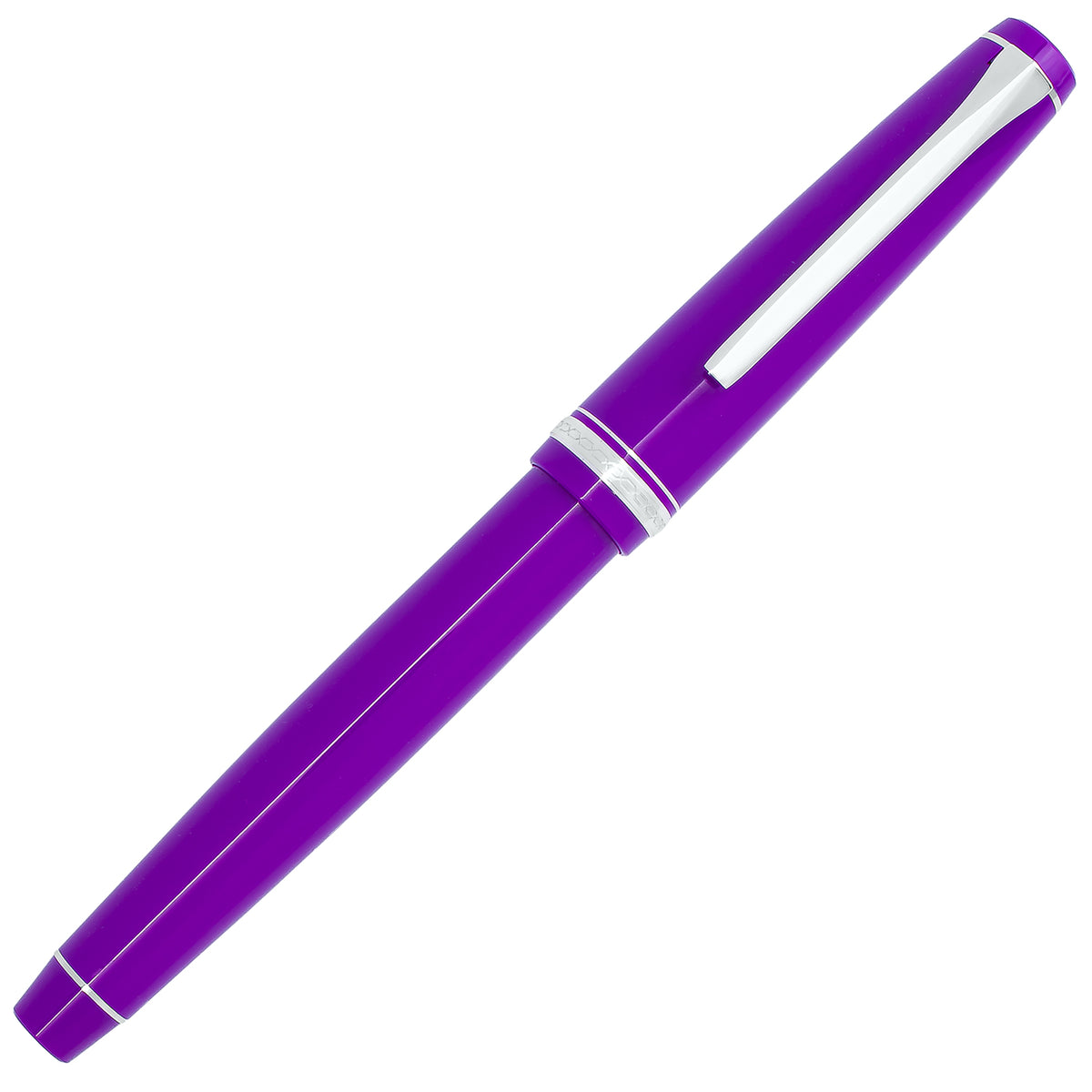 Pilot Falcon - Plum Purple with Rhodium Trim
