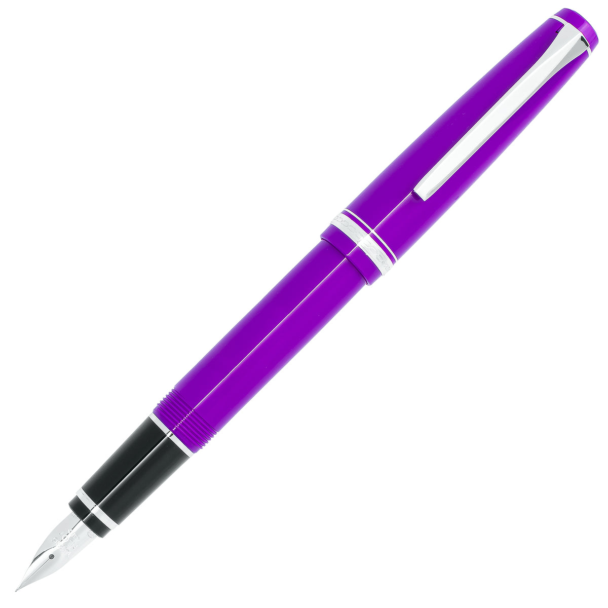Pilot Falcon - Plum Purple with Rhodium Trim