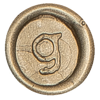 Global Solutions Metal Wax Seal Scroll Handle "Typewriter" Letters