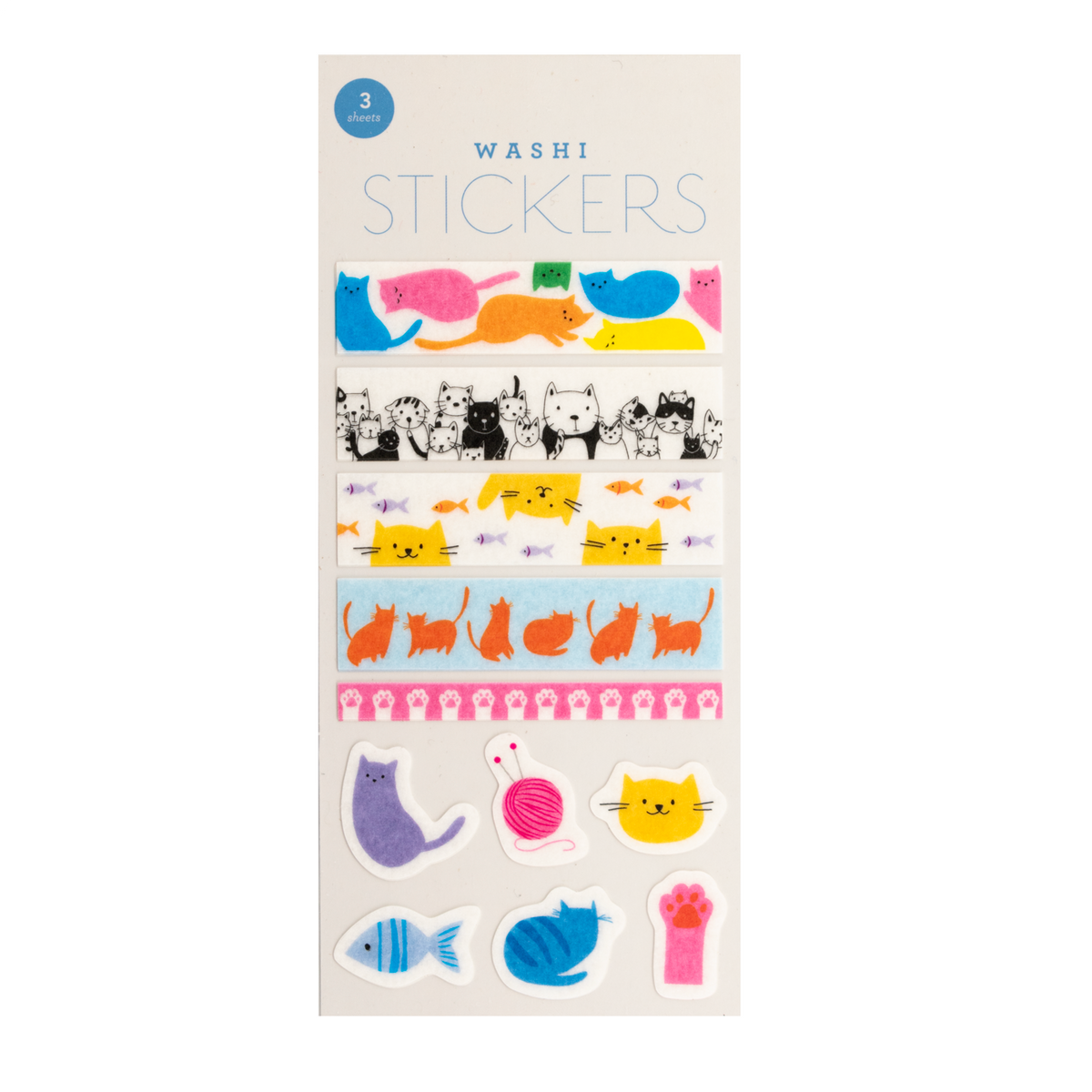Girl of All Work - Washi Stickers - Cats