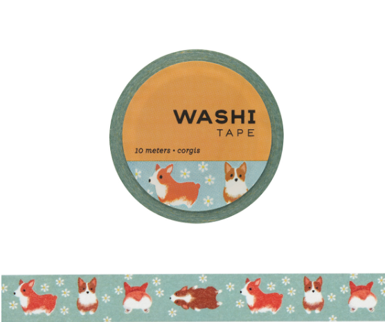 Girl of ALL WORK - Washi tape - 15mm - Corgis