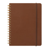 Midori Grain B6 Notebook- Dark Brown