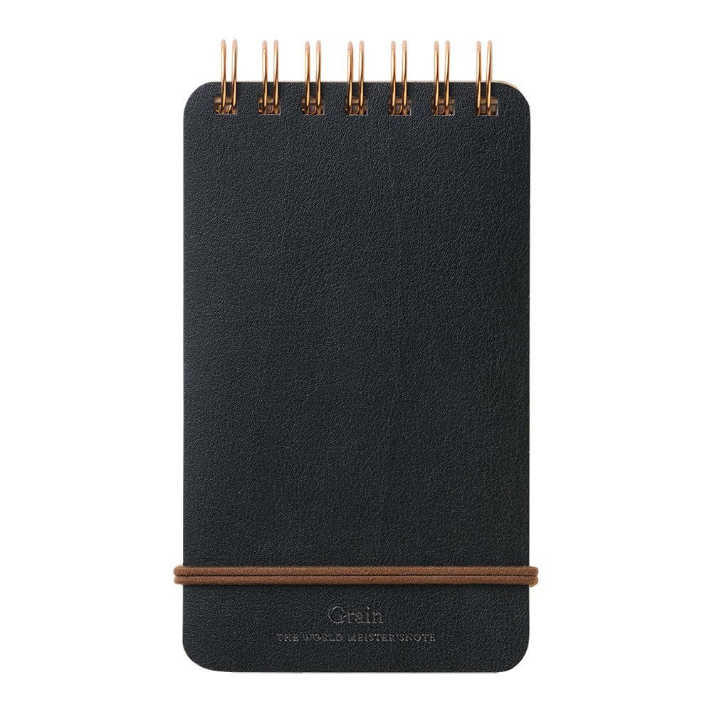 Midori Grain Memo Pad- Black