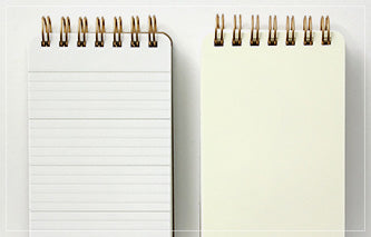 Midori Grain Memo Pad- Dark Brown