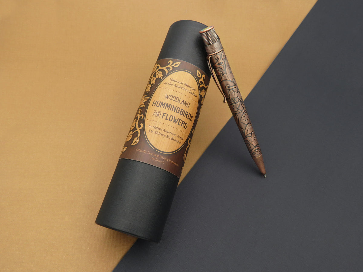 Retro 1951 "Smithsonian" Hummingbird & Flowers