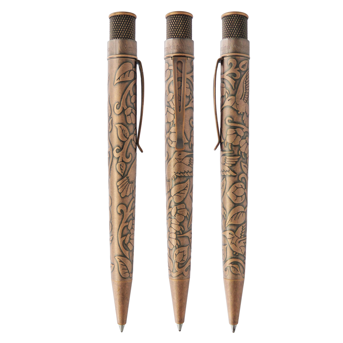 Retro 1951 "Smithsonian" Hummingbird & Flowers