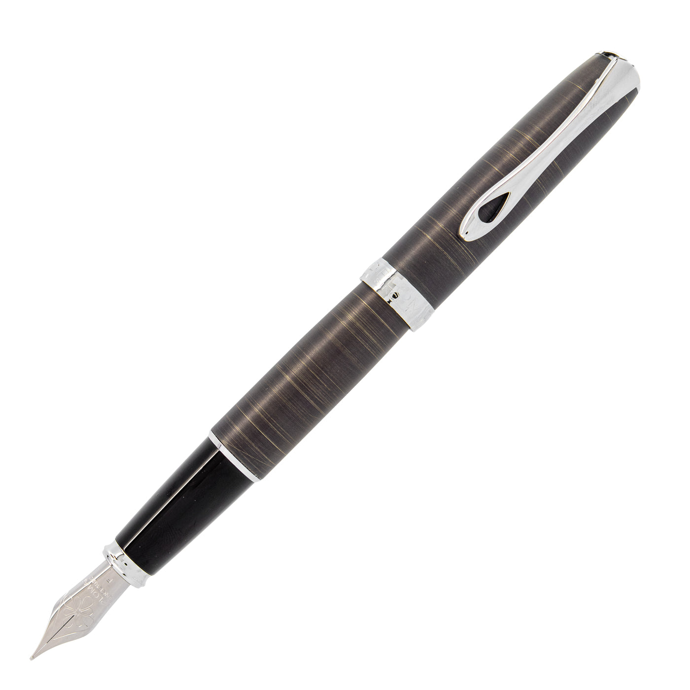 DIPLOMAT Excellence A2 Füllhalter – Oxyd Brass M, Metallgehäuse, 14 Karat Goldfeder, Made In Germany