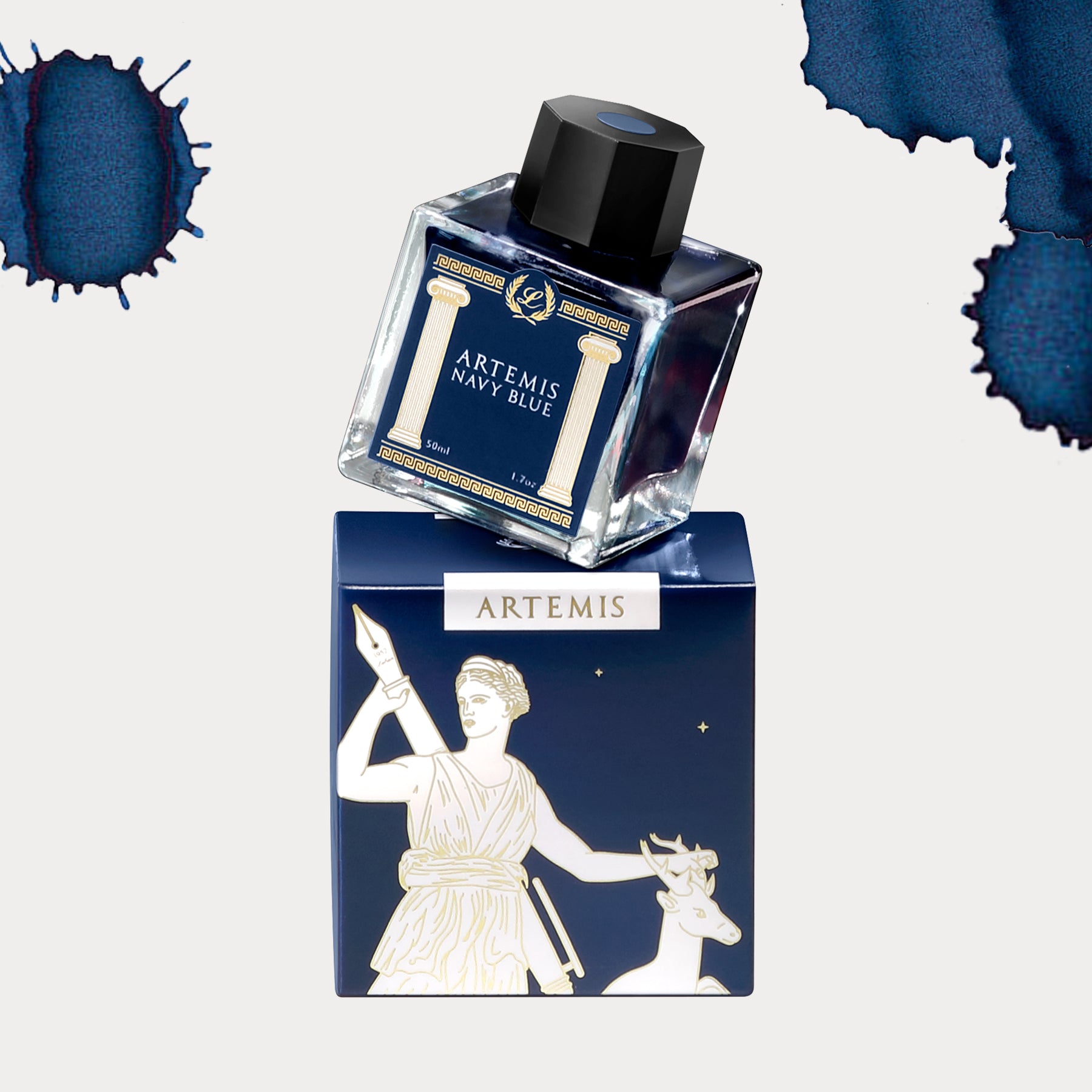 Laban Greek Mythology Artemis Navy Blue