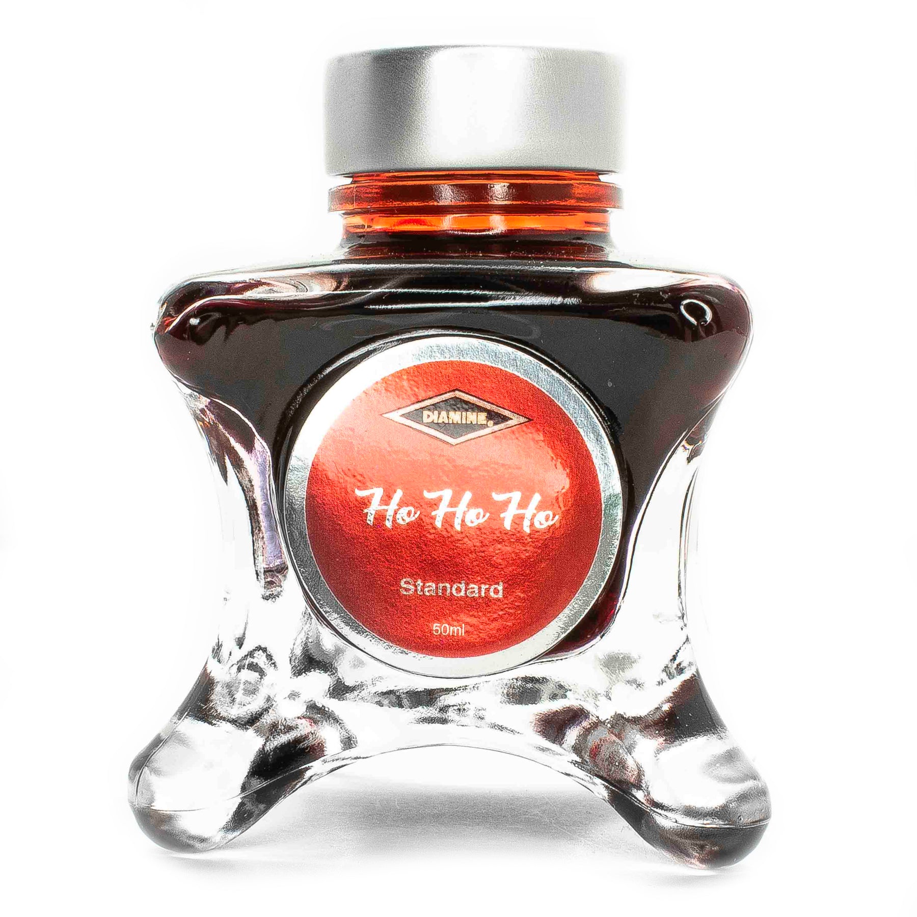 Diamine Blue Edition inks are available in 50ml glass bottle that features a whimsical shape.