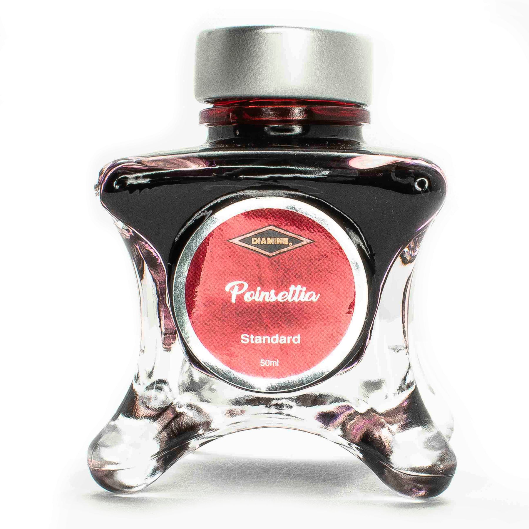 Diamine Blue Edition inks are available in 50ml glass bottle that features a whimsical shape.