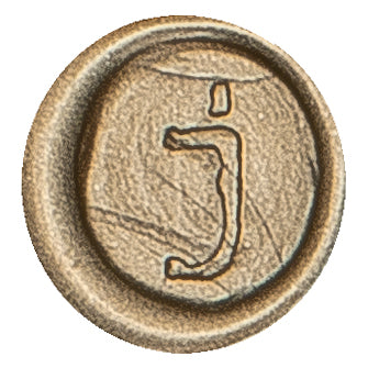 Global Solutions Metal Wax Seal Scroll Handle "Typewriter" Letters