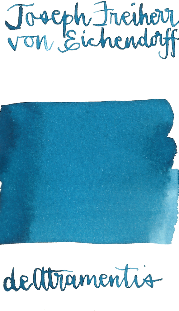 De Atramentis Joseph Freiherr von Eichendorff, Ultramarine Blue