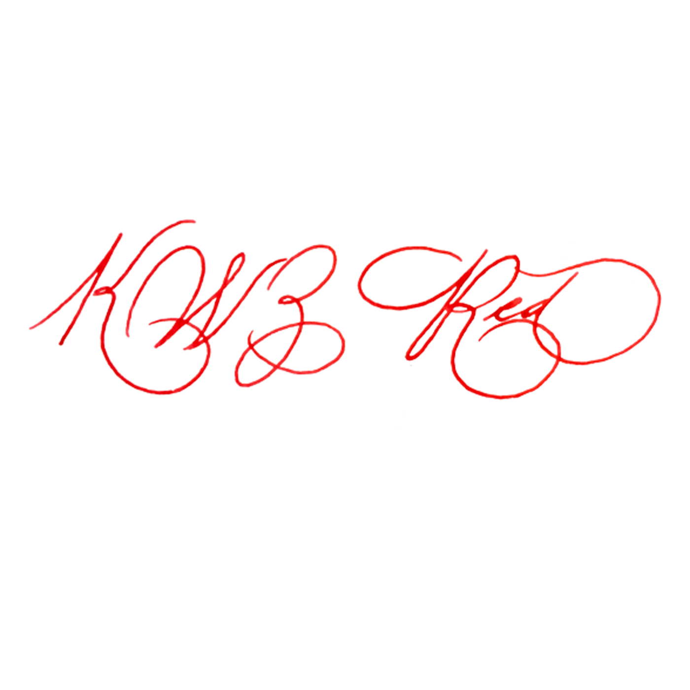 KWZ Calligraphy Ink- Red-29ml