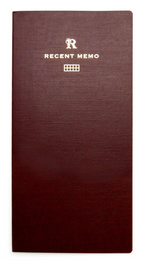 Life Stationery Recent Memo Slim Notebook- Graph