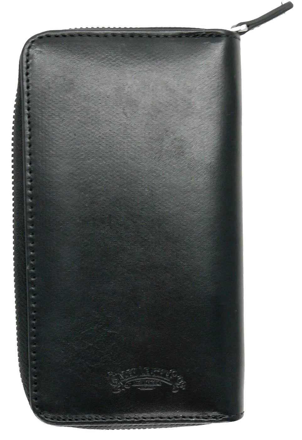 Galen Leather Co. Zippered 3 Slot Pen Case- Black