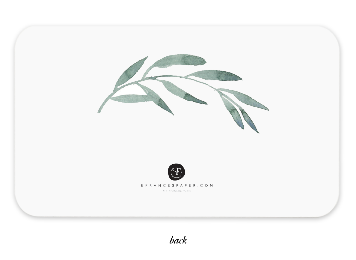 E. Frances Little Notes - Olive Branches
