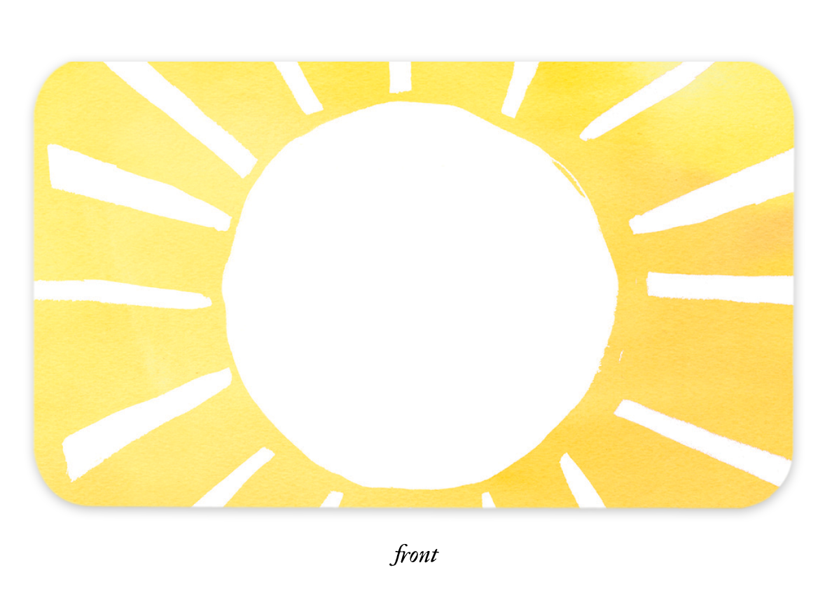 E. Frances Little Notes - Sunny Day