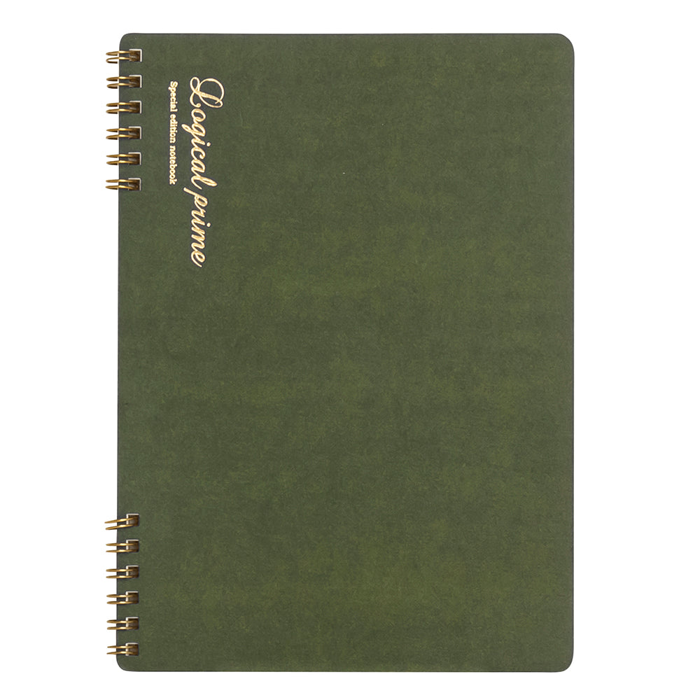 Nakabayashi Logical Prime W-Ring Binding A5 Notebook- Ruled