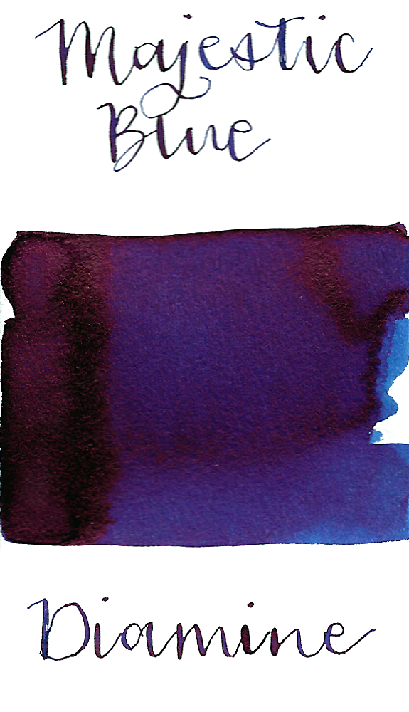 Blue Fountain Pen Ink Diamine Majestic Blue