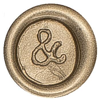 Global Solutions Metal Wax Seal Scroll Handle "Typewriter" Letters