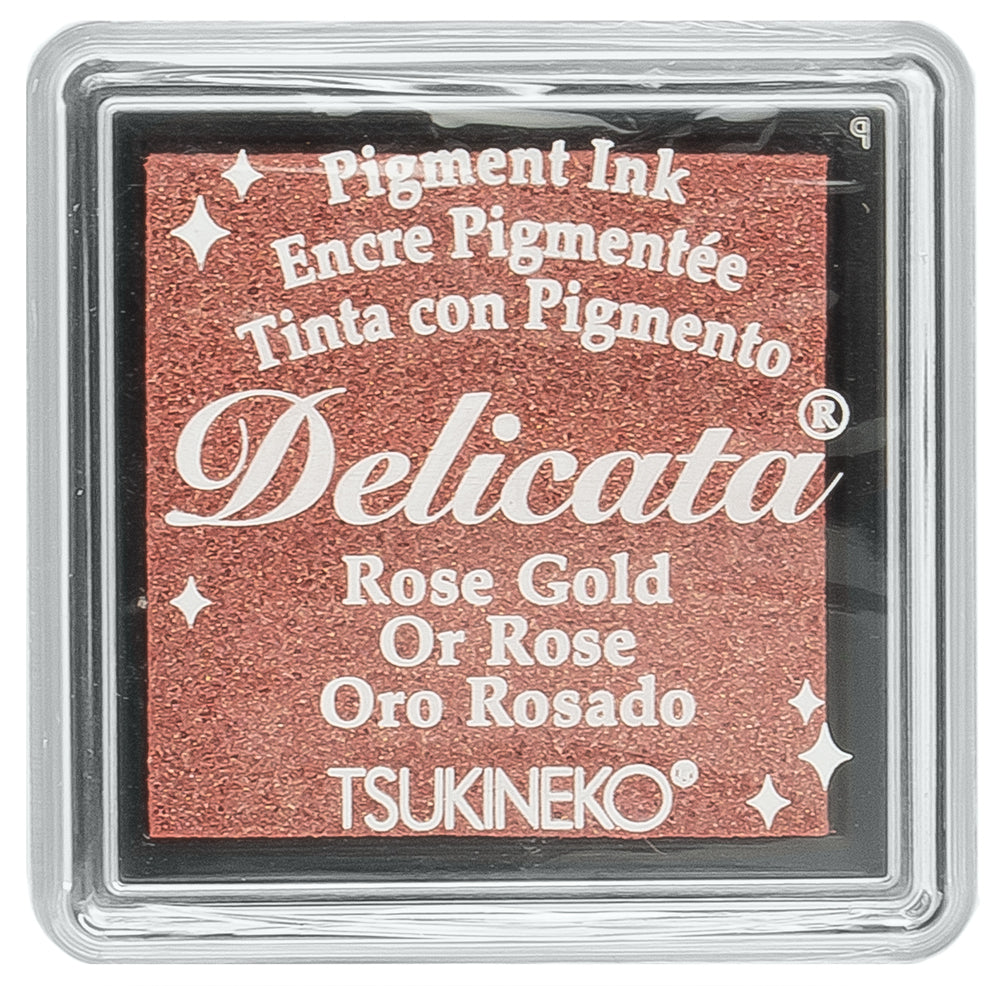 Delicata Pigment Ink Pad-Pink Shimmer