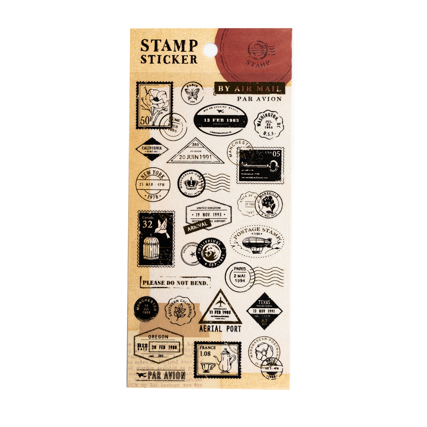 Mind Wave Stamp Stickers - Stamps