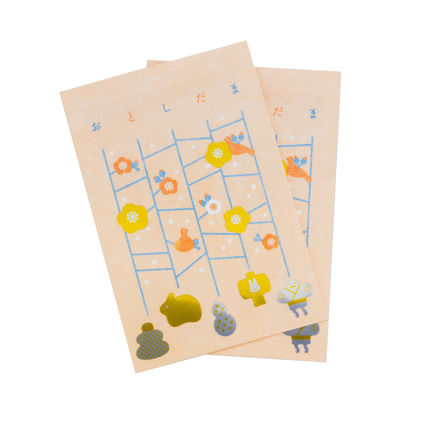 Midori Mini Money Envelope Luck-Tried Lottery Pattern