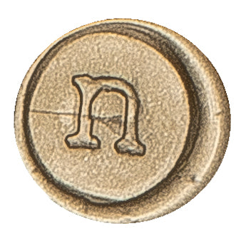 Global Solutions Metal Wax Seal Scroll Handle "Typewriter" Letters