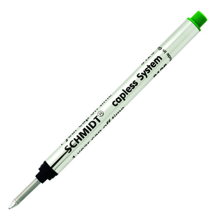 Schmidt Short Capless Roller Ball Refill- Green