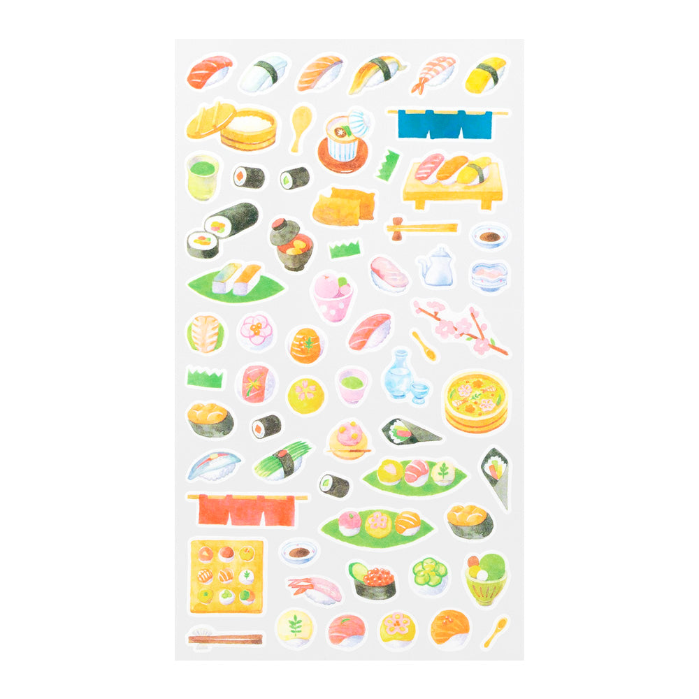 Midori Planner Stickers- Sticker Marché Sushi